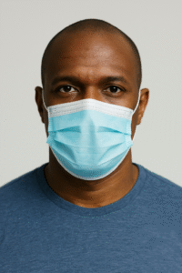 Our disposable 3PLY masks are primarily intended to protect against airborne infective agents originating from the respiratory tract of others as well as against potentially contaminated fluid splashes. They provide users with an excellent protective barrier and are made with 3-ply construction including a melt blow filter. Our masks provide bacterial filtration properties that exceed the minimum requirements of the European TypeII standard and easily slide over the ear with a soft elastic rubber loop that holds the mask securely to the wearer.