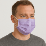 Our disposable 3PLY masks are primarily intended to protect against airborne infective agents originating from the respiratory tract of others as well as against potentially contaminated fluid splashes. They provide users with an excellent protective barrier and are made with 3-ply construction including a melt blow filter. Our masks provide bacterial filtration properties that exceed the minimum requirements of the European TypeII standard and easily slide over the ear with a soft elastic rubber loop that holds the mask securely to the wearer.