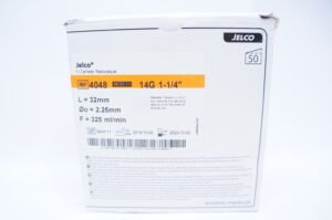 High‑quality peripheral intravenous catheters featuring FEP polymer tubing and a “J‑point” stainless‑steel needle. Designed for smooth vein entry, enhanced flow and x‑ray compatibility. Available in 14–24 gauge, straight hub configuration.