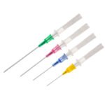 High‑quality peripheral intravenous catheters featuring FEP polymer tubing and a “J‑point” stainless‑steel needle. Designed for smooth vein entry, enhanced flow and x‑ray compatibility. Available in 14–24 gauge, straight hub configuration.