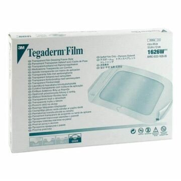 The 3M Tegaderm Transparent Film Dressing 10 × 12 cm (1626W) offers a waterproof, breathable, and transparent barrier that protects IV sites and wounds from infection while allowing visual monitoring. The intuitive picture-frame design ensures precise, quick application. Ideal for wound care, hydration retention, and surgical site protection.